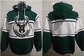 Milwaukee Bucks Green With White All Stitched Hooded Sweatshirt,baseball caps,new era cap wholesale,wholesale hats